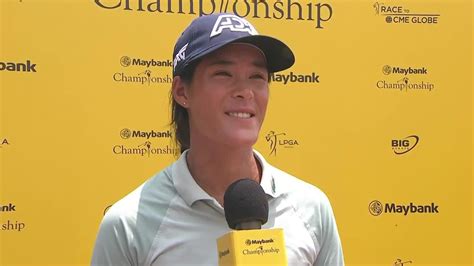 Celine Boutier Second Round Interview Maybank Championship