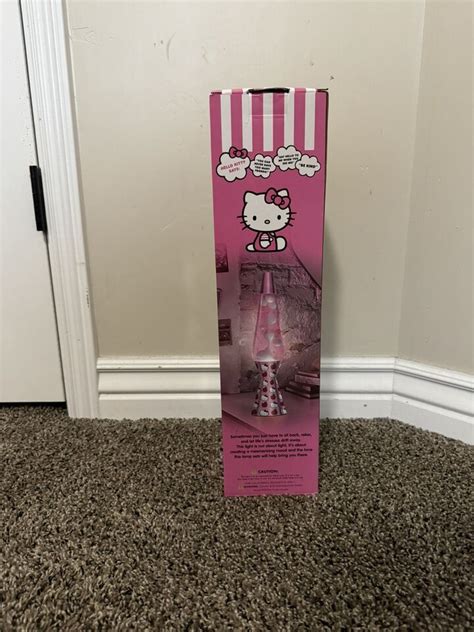 Hello Kitty 16 Lava Motion Volcano Lamp Pink Wax In Pink Liquid Fast