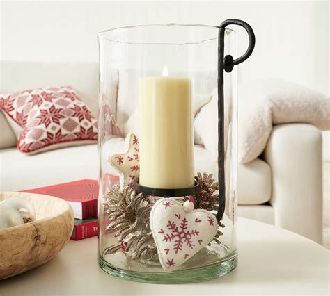 Arlo Floating Hurricane Pillar Candleholder Pottery Barn