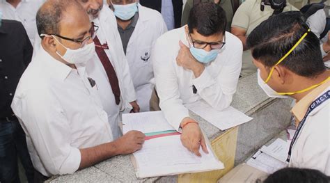 Delhi Health Minister Pays Surprise Visit To Lok Nayak Hospital To