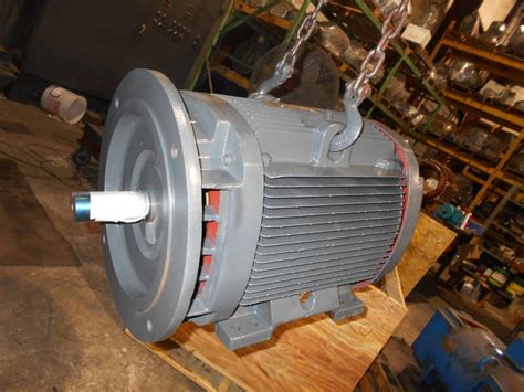 40 HP 1800 RPM General Electric Frame 324TSD ODP Rebuilt 230 460