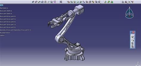 6 Axis Robot Using Catia 3d Model Cgtrader