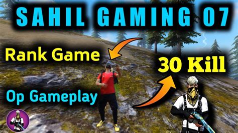 Solo Vs Solo 30 Kill Over Power Sahil Bhai M1887 Gameplay Garena Free