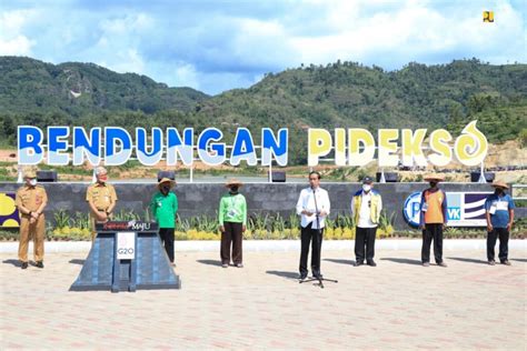 Resmikan Bendungan Pidekso Jokowi Waduk Adalah Kunci MONITOR