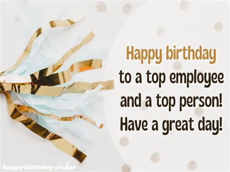 Top 50 Professional Birthday Wishes For Employees And Staff Happy