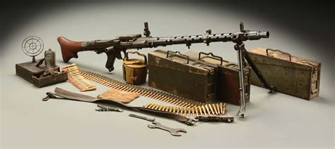 Lot Detail N CLASSIC 1945 DATED GERMAN WORLD WAR II MG 34 MACHINE