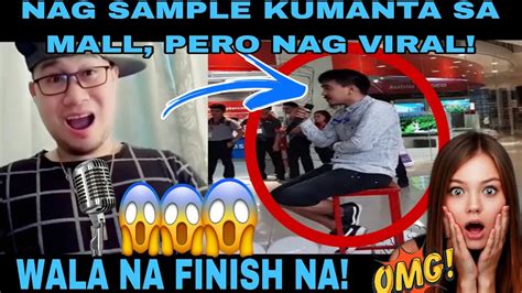 Kuya Nag Sample Kumanta Sa Mall Pero Nag Viral😱 Ang Ganda Kasi Ng