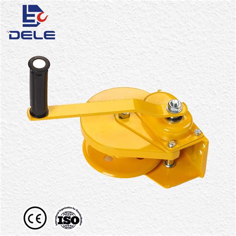 Wire Rope Winch C Brake Manual Hand Winch Automatic Lock China Hand