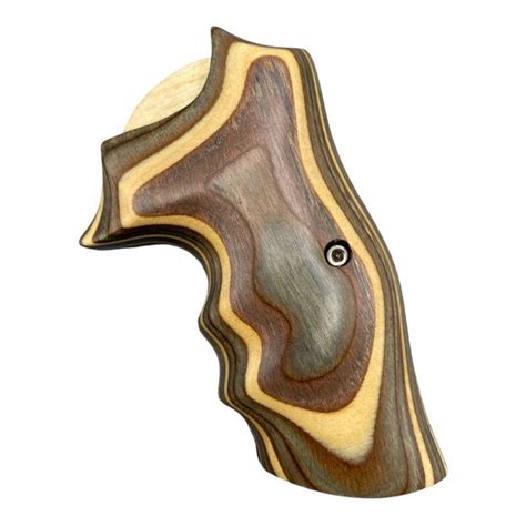 Laminated Wood Grip For Asg Dan Wesson Model 715 Co2 Revolver Limited