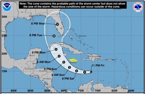 La Tormenta Tropical Ian Avanza En El Caribe Y El Gobernador De Florida Declara El Estado De