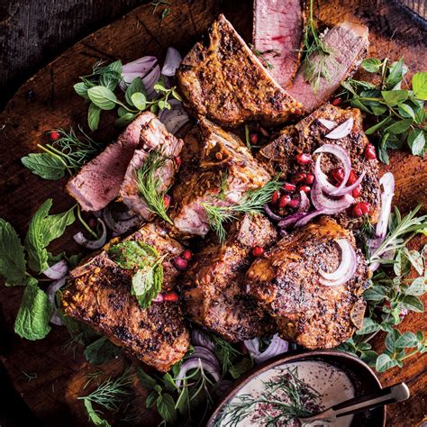 Turkish Lamb Chops With Sumac Tahini And Dill Recipe Epicurious