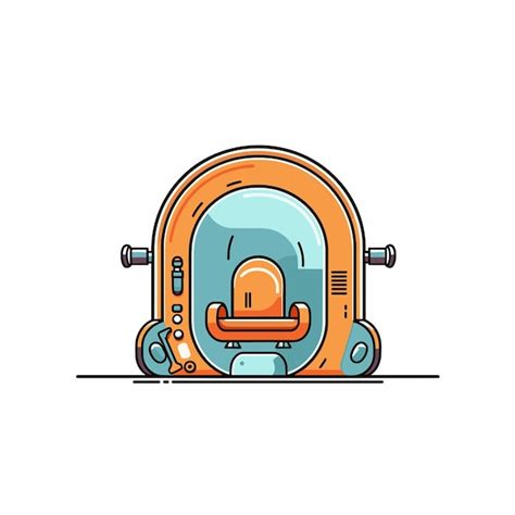 Premium Vector Vector Spaceship Cartoon Icon Illustration