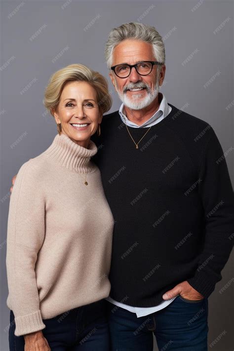 Premium Photo Portrait Of Relaxed Fun Senior Couple Wearing Glasses