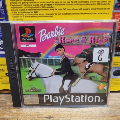 Barbie Race Ride Playstation Ps Pal Complete Tested Free Tracked