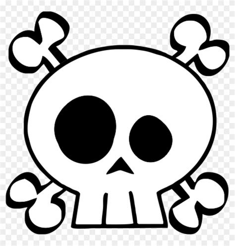 Funny Skull Free Download Clip Art On Clipart - Baby Skull And Crossbones - Free Transparent PNG ...