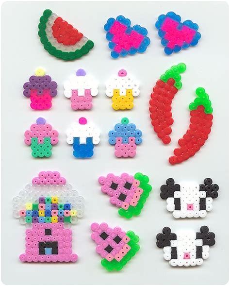 Image Result For Cute Hama Bead Food Easy Perler Bead Patterns Melty Bead Patterns Diy Perler