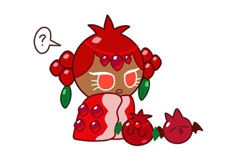 Pomegranate Cookie Cookie Run OvenBreak Image By Ririko