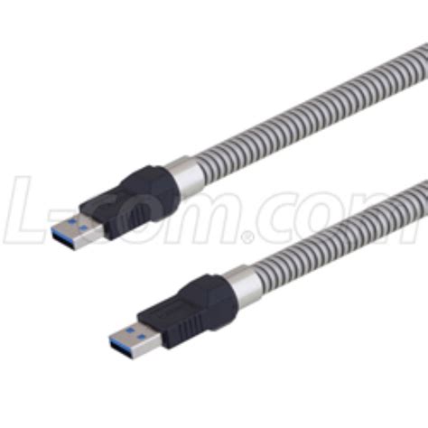 L Com Introduces New Usb 3 0 Armored Cables For Extreme Environments