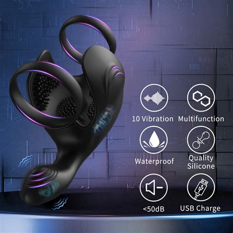 Rechargeable Vibrating Cock Ring With Vibration Modes Best Online Sex Toy Sites For Couples