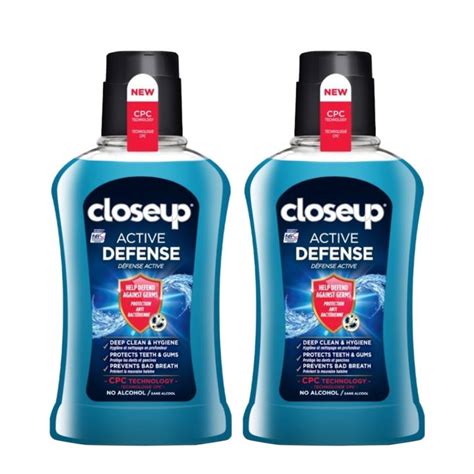 [bundle Of 2] Closeup Active Defense Mouthwash 300ml Lazada Ph