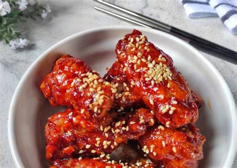 Resep Ayam Goreng Gochujang Ala Korea Pedasnya Nendang