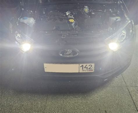 1# Установка LED ламп в ДХО — Lada Гранта (2G) FL, 1,6 л, 2023 года ...