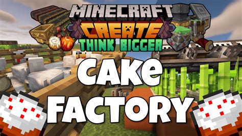 Minecraft Create Mod Tutorial How To Make A Cake Factory Ep 32 YouTube