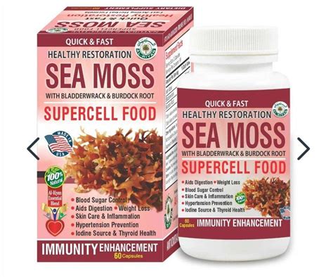 Sea Moss Capsules - 3rd Phaze Body Oils Inc.