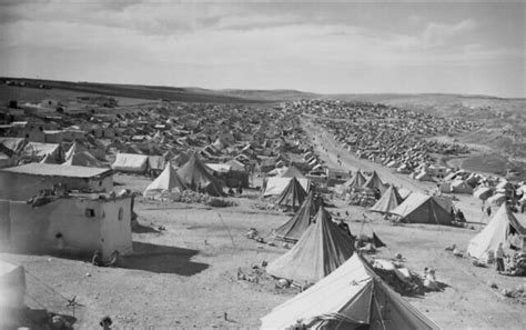 The refugee camp at Amman, Jordan, in 1953. - - Palestine Remembered