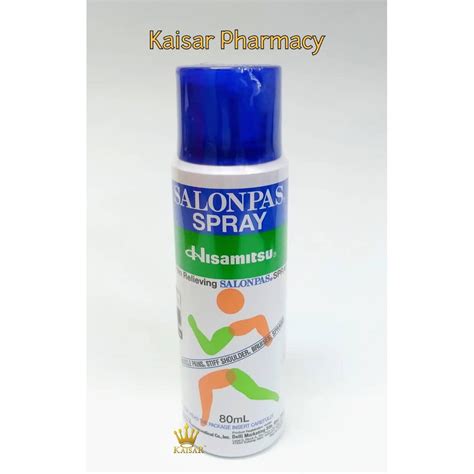 Salonpas Spray 80ml Pain Relieving – Kaisar Pharmacy