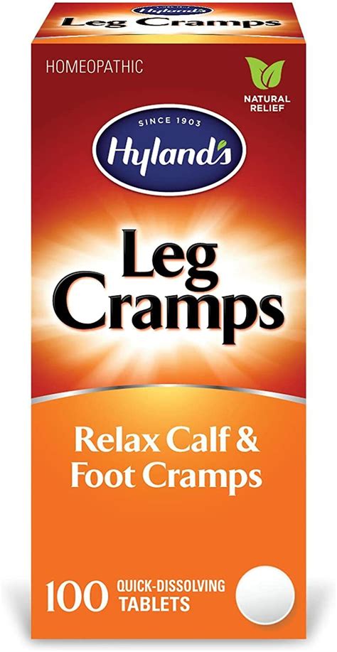 Купить Обезбаливающее Hylands Leg Cramp Tablets Natural Relief Of Calf Leg And Foot Cramp100