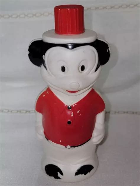 VINTAGE ORIGINAL 1960S Soaky Bottle Mickey Mouse Walt Disney Colgate