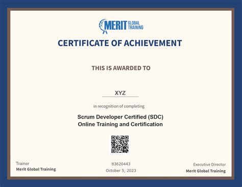 Scrum Developer Certified SDC Best Online Training Merit Global