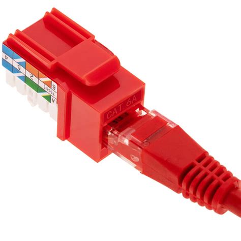 Keystone Rj45 Femella Tb110 Cat 6a Utp Pack De 6 Unitats Cablematic