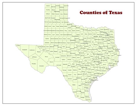 Texas Zip Code Map