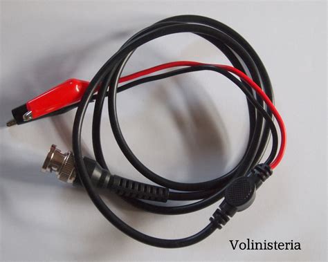 Bnc Male Plug To Alligator Crocodile Clips Test Lead Probe Oscilloscope