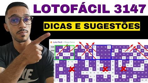 Lotofacil 3147 Resultado Analise e Sugestões YouTube