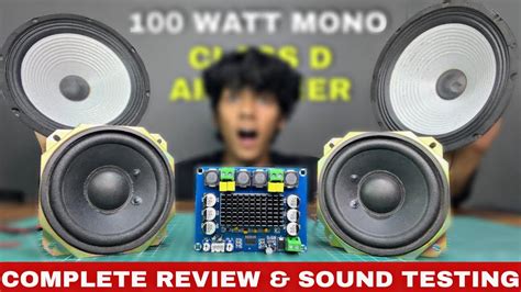 Watt Class D Amplifier Board Review Audio Testing Tpa