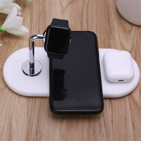 10W Wireless Charger 3 In 1 5 Coils QI Wireless Fast Charging Pad