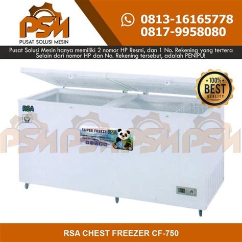 Jual Rsa Cf Chest Freezer Pembeku Makanan Di Lapak Pusat Solusi