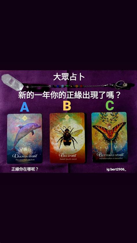 大眾占卜 新的一年你的正緣出現了嗎？（已解答） 塔羅板 Dcard