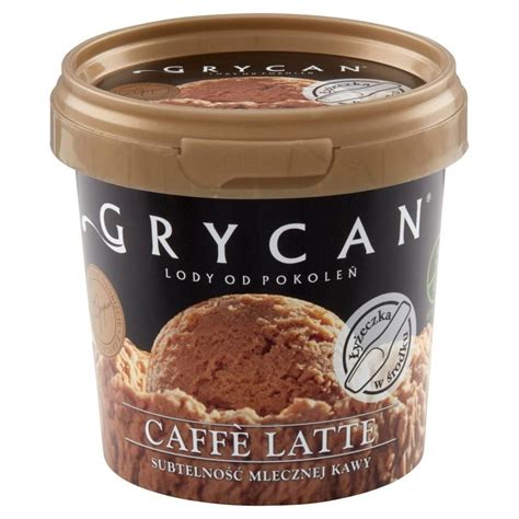 Grycan Caffè Latte Lody kawowe 125 ml Zakupy online z dostawą do domu