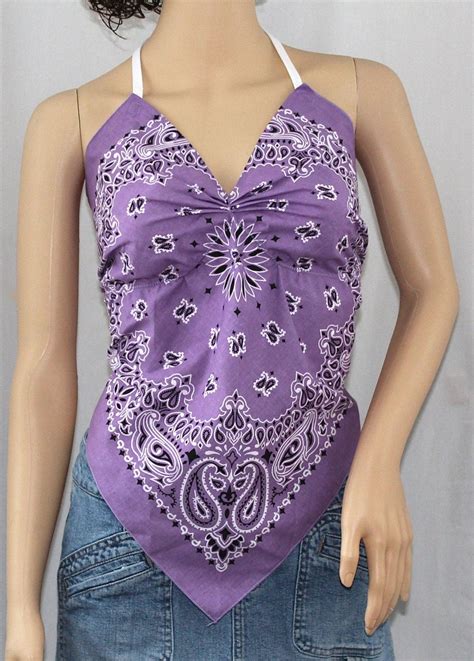 Bandana Halter Top Biker Top Blouse Summer Wear Lingerie