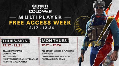 Call of Duty: Black Ops Cold War multiplayer is free to play this weekend