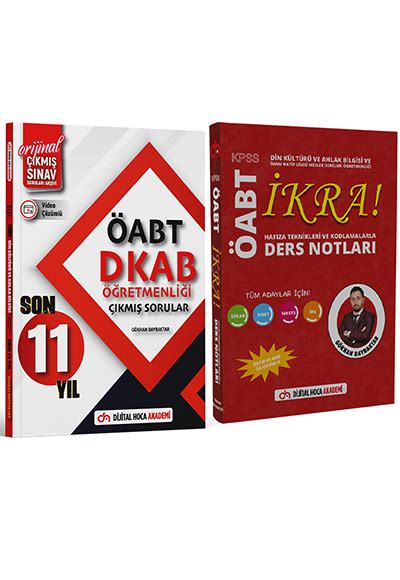 Dijital Hoca Abt Dkab Son Y L Orijinal Km Sorular Kra Ders