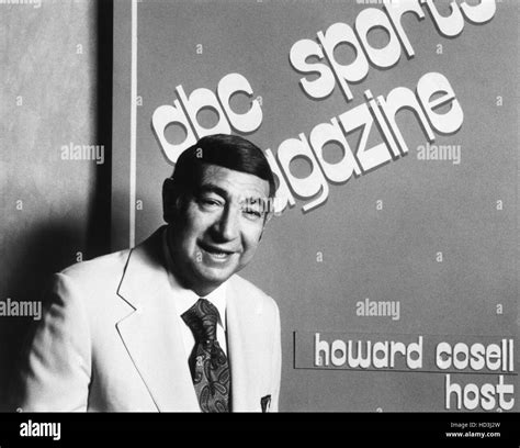 ABC SPORTS MAGAZINE, Howard Cosell, 1978 Stock Photo - Alamy