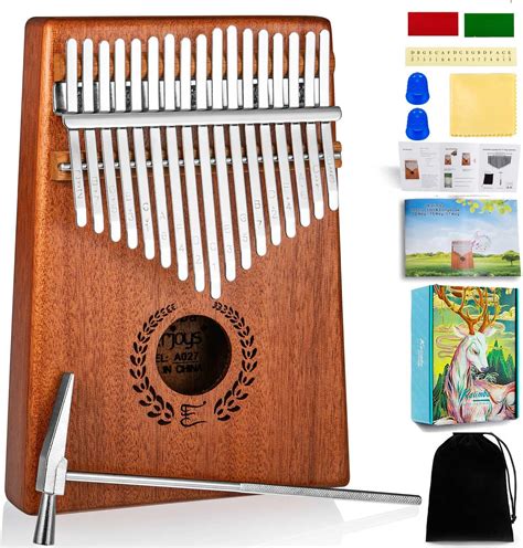 GECKO Kalimba 17 Schlüssel Daumenklavier mit wasserdichter Schutzbox