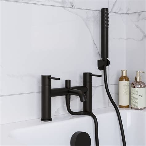 Black Bath Shower Mixer Tap - Arissa - Better Bathrooms