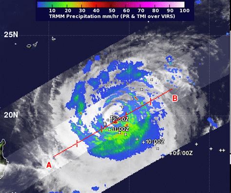 Nasa Sees Heaviest Rainfall Near Typhoon Prapiroons Center