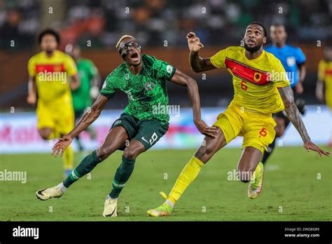 Abidjan Nigeria 2nd Feb 2024 Nigeria Vs Angola Quarter Final At